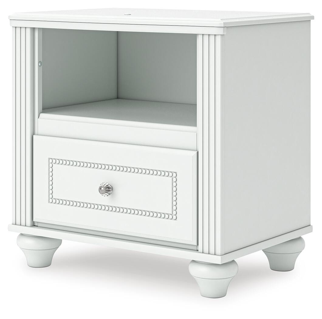 Kozlani Upholstered Panel Storage Bed, Dresser and Nightstand
