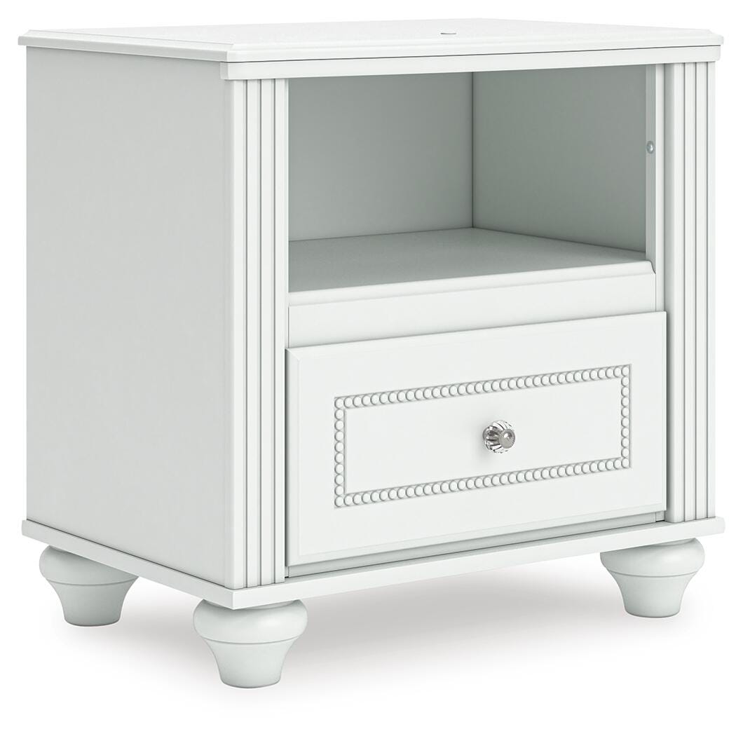 Kozlani Upholstered Panel Storage Bed, Dresser and Nightstand