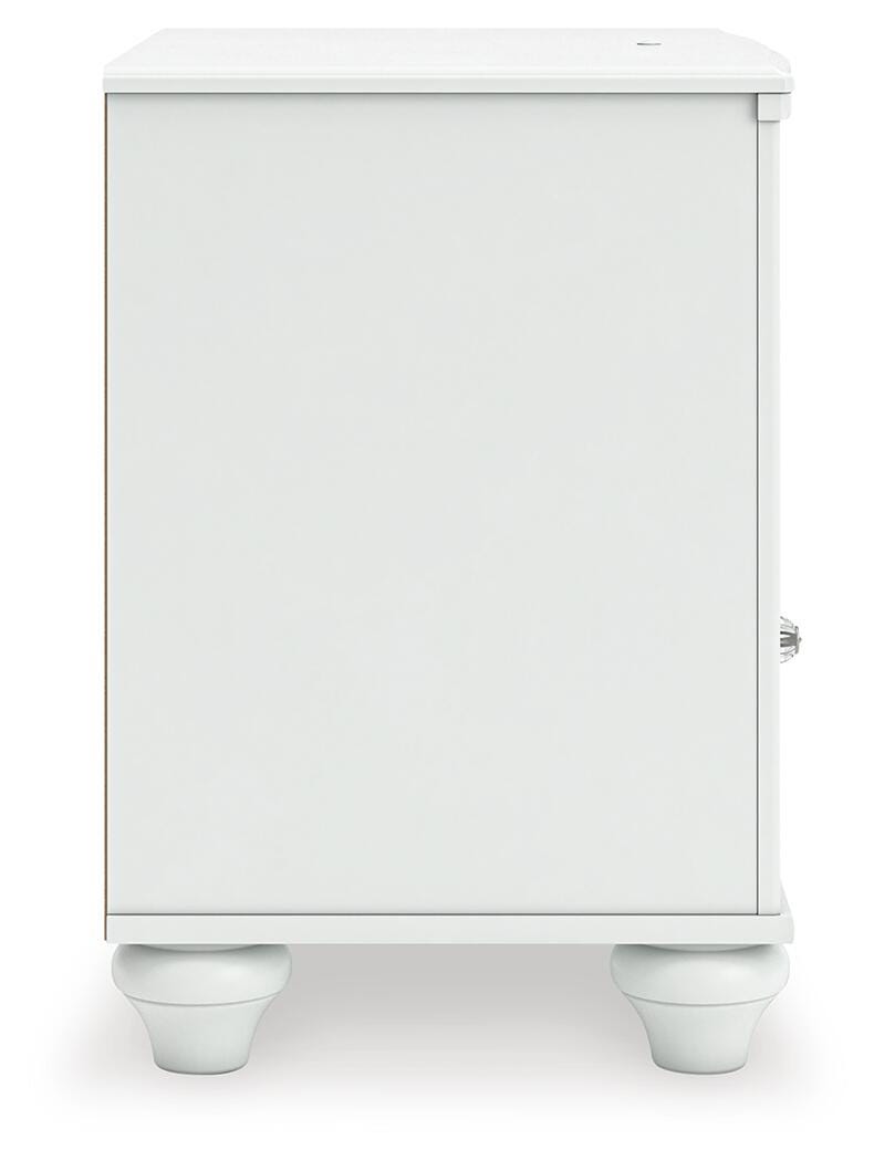 Kozlani Upholstered Panel Storage Bed, Dresser, Mirror and Nightstand