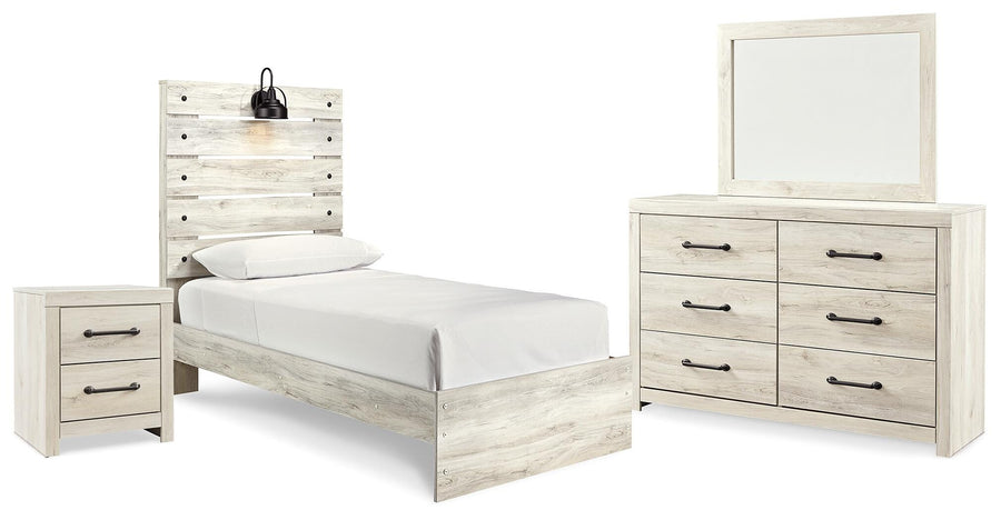 Cambeck Panel Bed, Dresser, Mirror and Nightstand
