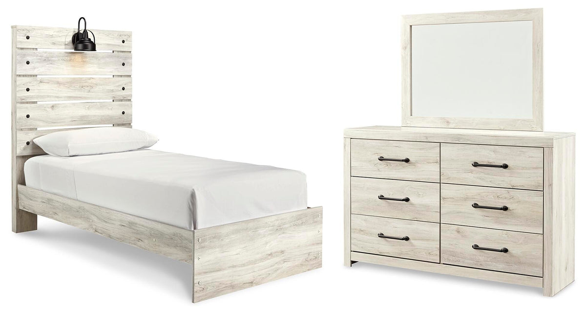 Cambeck Panel Bed, Dresser and Mirror