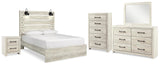 Averly Panel Bed, Dresser, Mirror, Chest and Nightstand