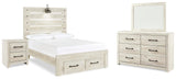 Cambeck Panel Bed, Dresser, Mirror and Nightstand