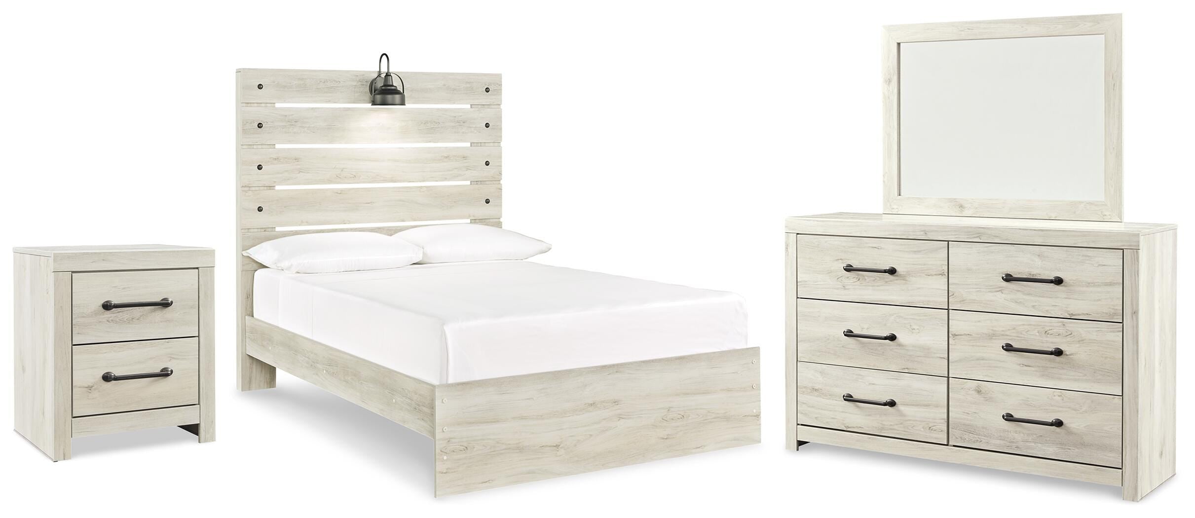 Cambeck Panel Bed, Dresser, Mirror and Nightstand