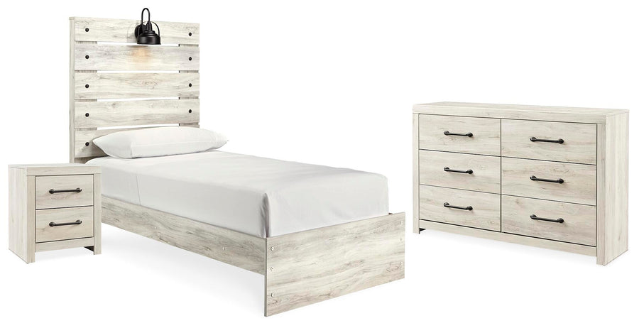 Cambeck Panel Bed, Dresser and Nightstand