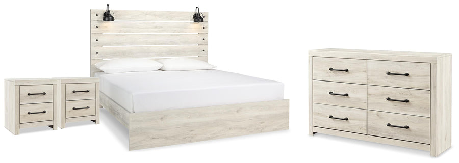 Cambeck Panel Bed, Dresser and 2 Nightstands