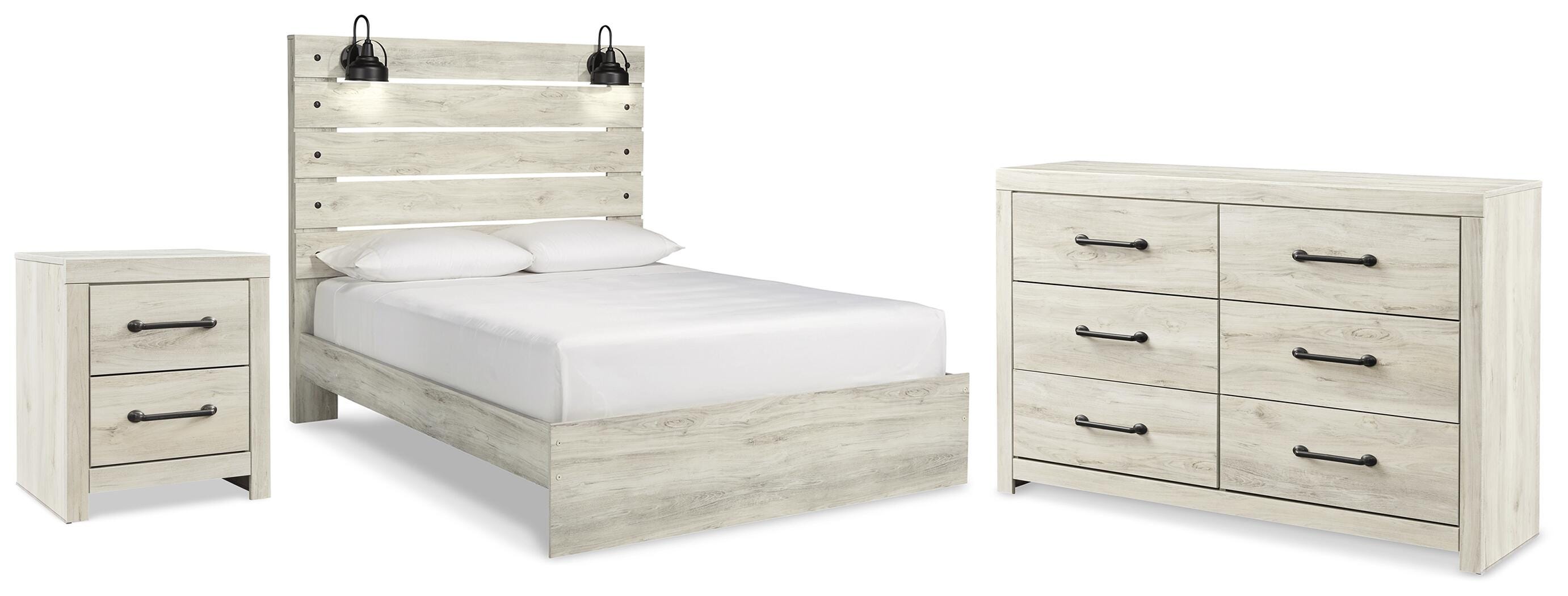 Cambeck Panel Bed, Dresser and Nightstand