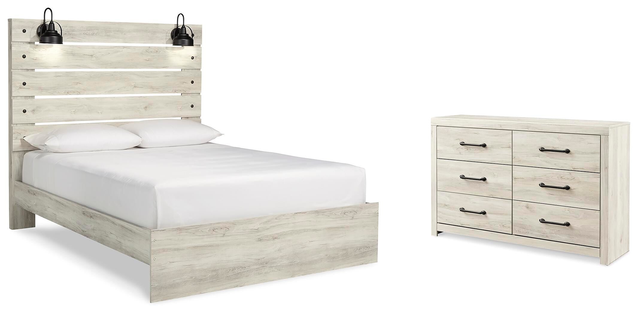 Cambeck Panel Bed with Dresser