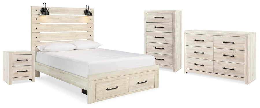 Cambeck Storage Bed, Dresser, Chest and Nightstand