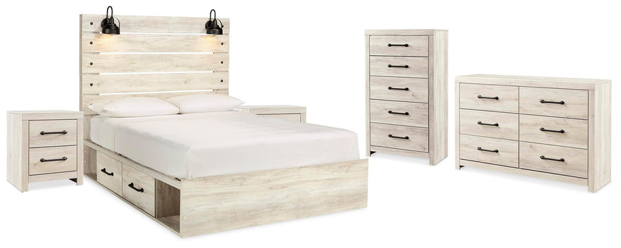 Cambeck Storage Bed, Dresser, Chest and 2 Nightstands