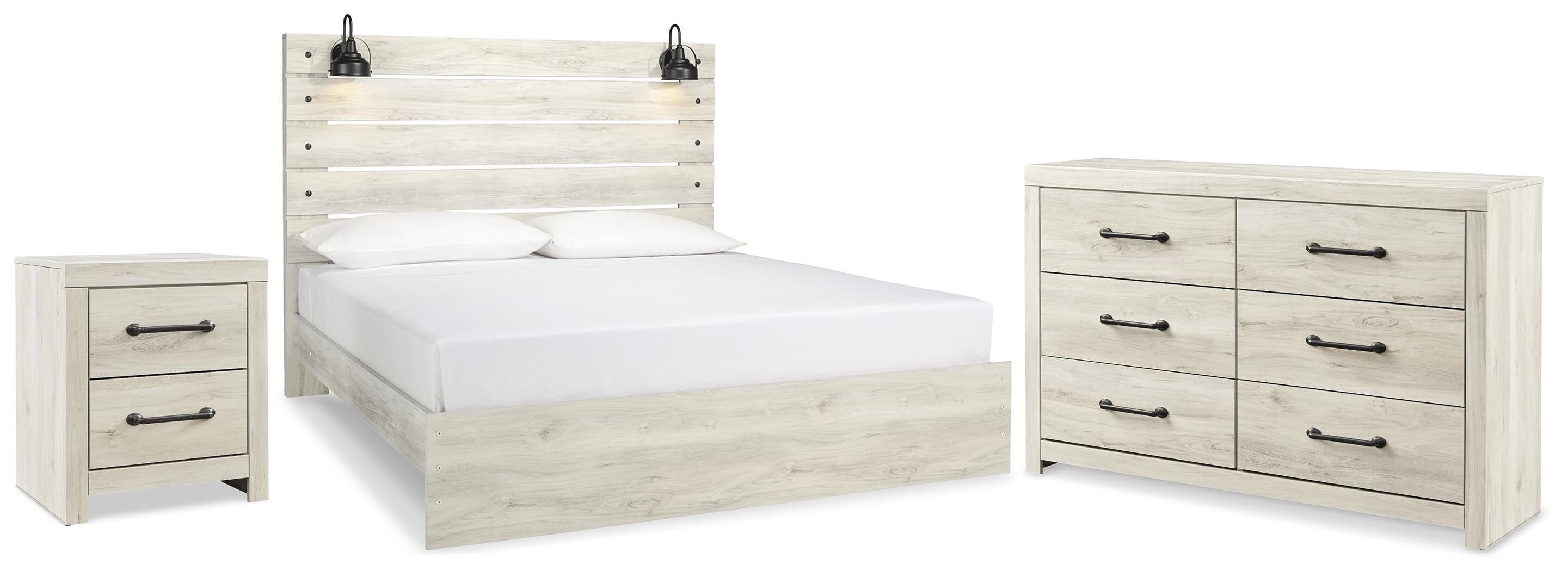 Cambeck Panel Bed, Dresser and Nightstand