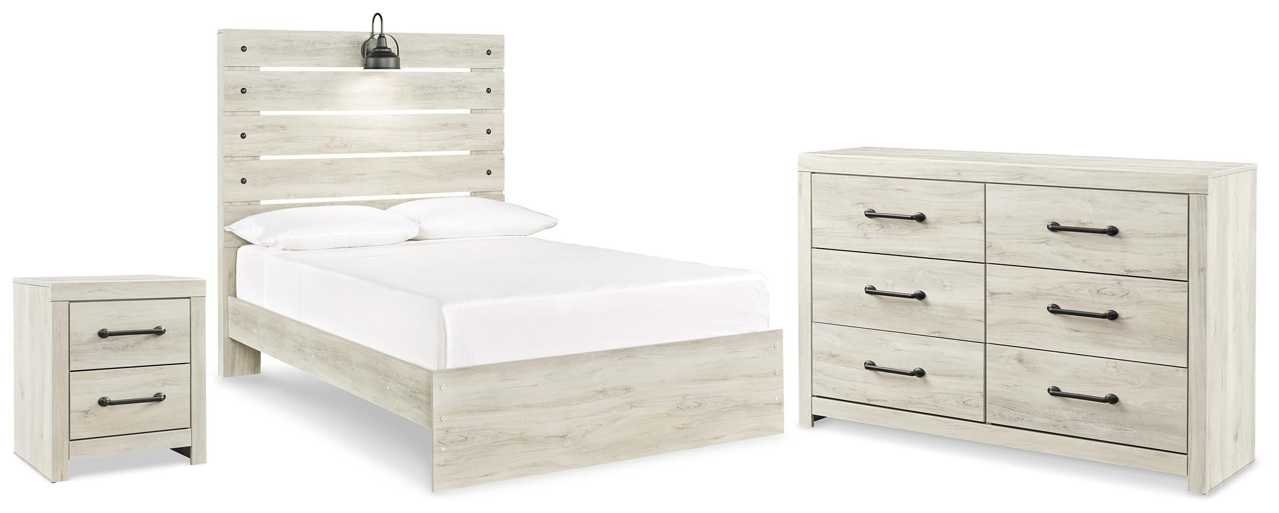 Cambeck Panel Bed, Dresser and Nightstand