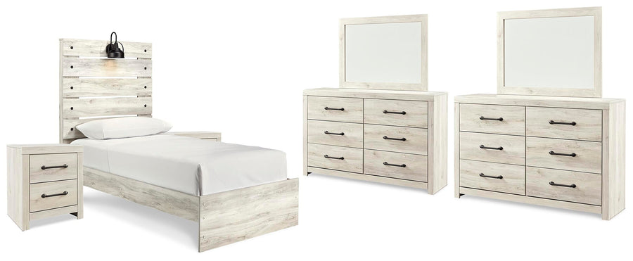Cambeck Panel Bed, 2 Dressers, 2 Mirrors and 2 Nightstands