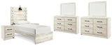 Cambeck Panel Bed, 2 Dressers, 2 Mirrors and 2 Nightstands