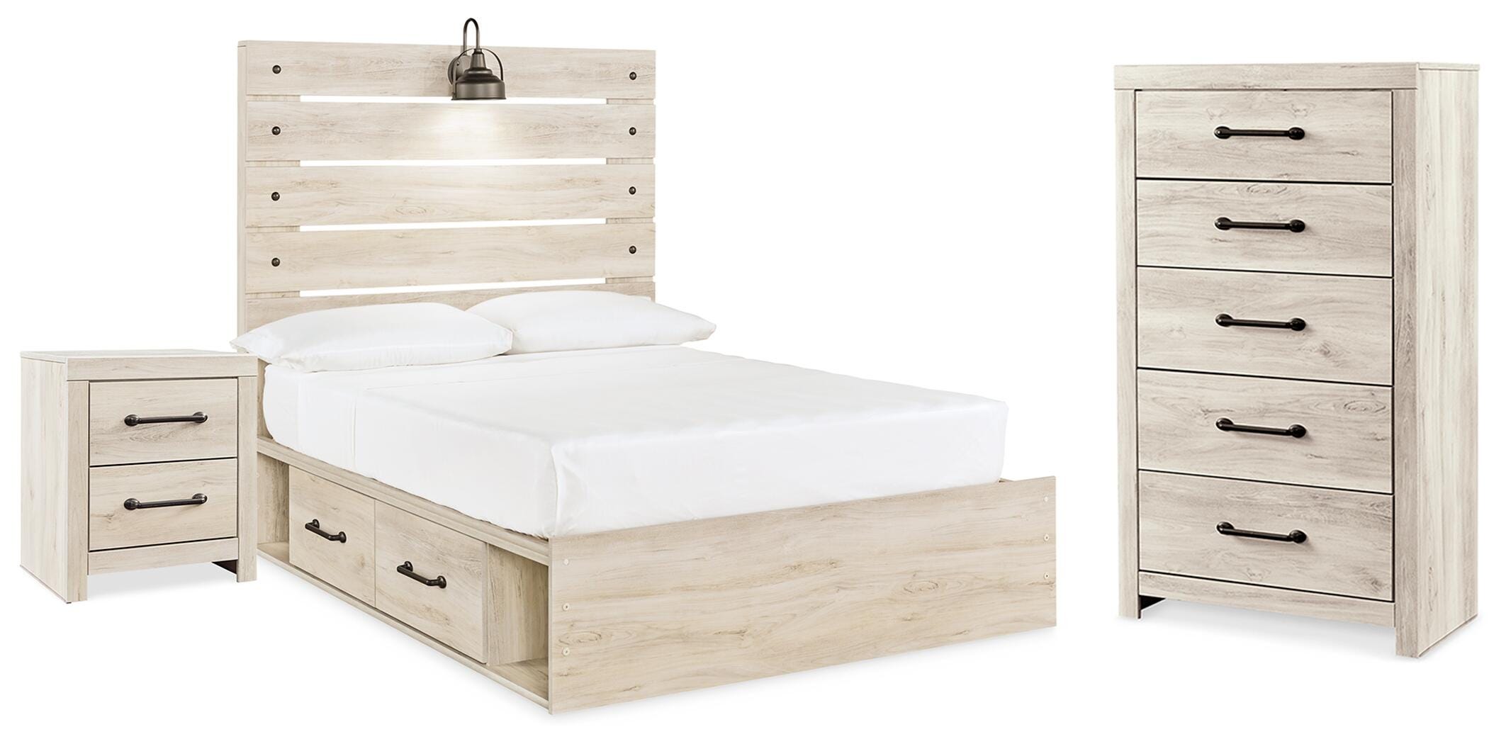 Cambeck Storage Bed, Chest and Nightstand