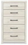 Cambeck Panel Storage Bed, 2 Chests and 1 Nightstand