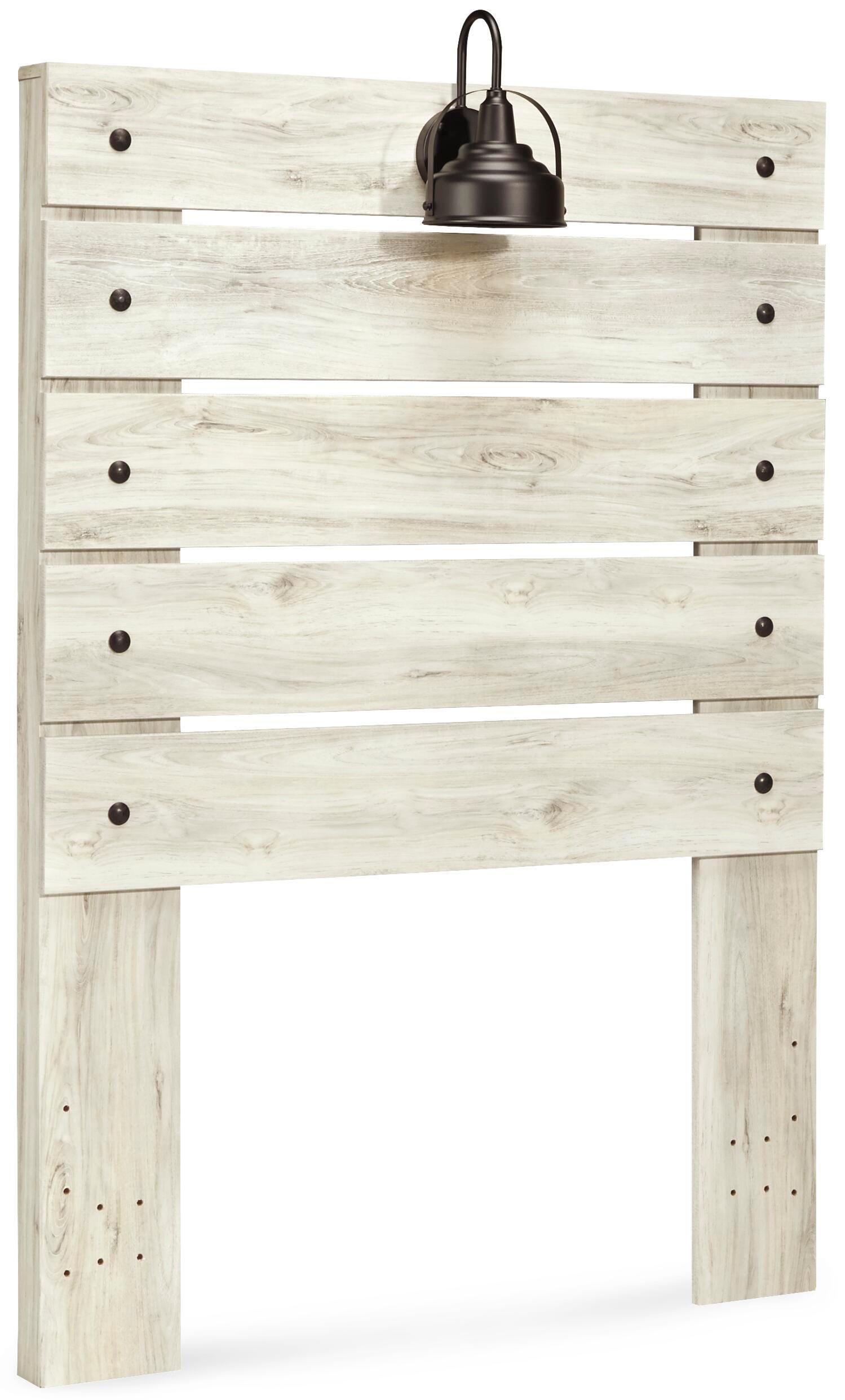 Cambeck Panel Headboard with Mirrored Dresser
