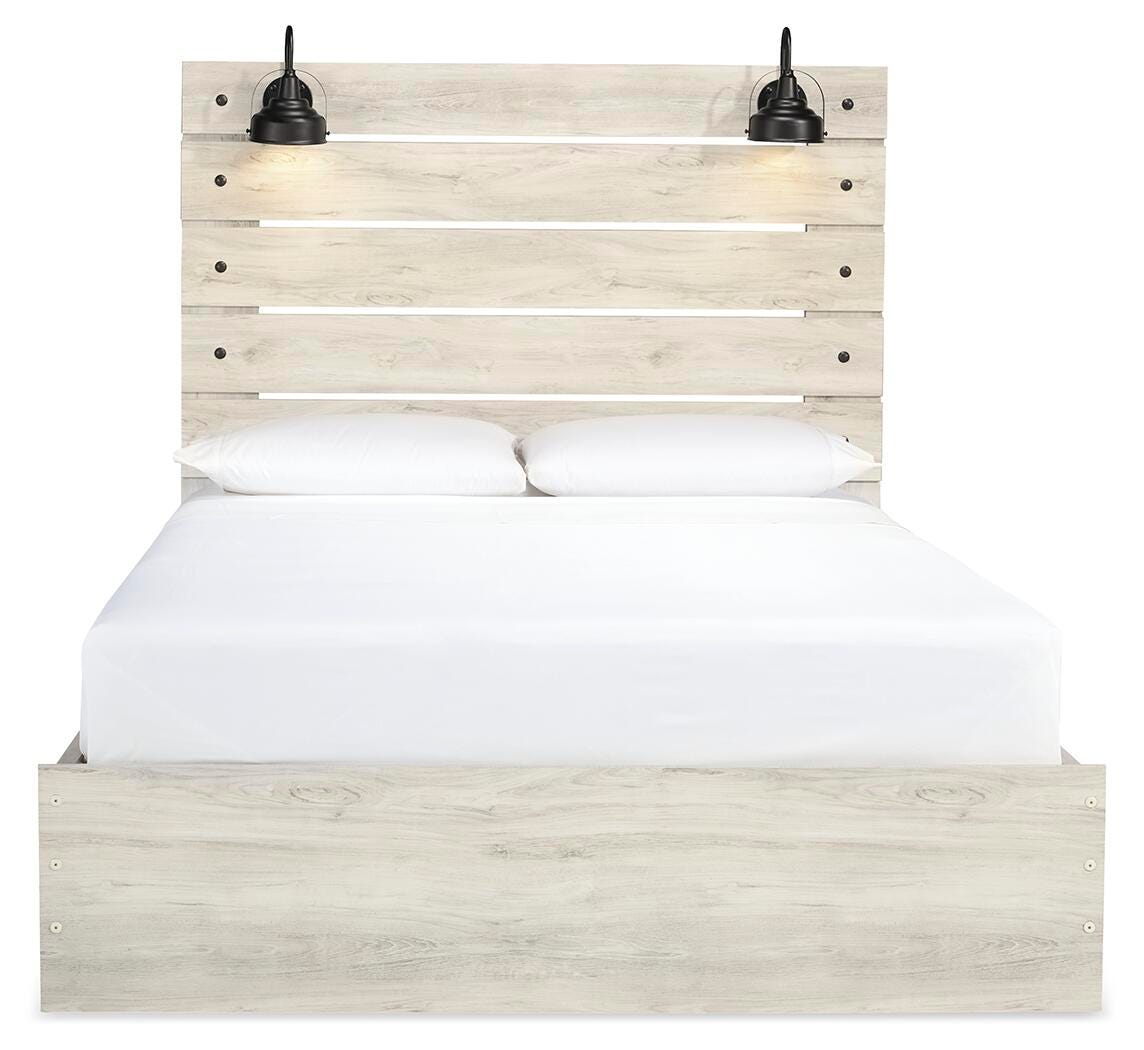 Cambeck Panel Storage Bed, Dresser, Mirror, 2 Chests and 2 Nightstands
