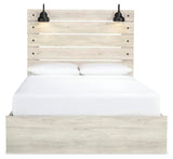 Cambeck Panel Storage Bed and 2 Nightstands