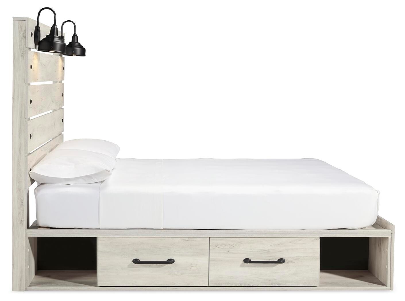 Cambeck Panel Bed with Storage, Chest and Nightstand
