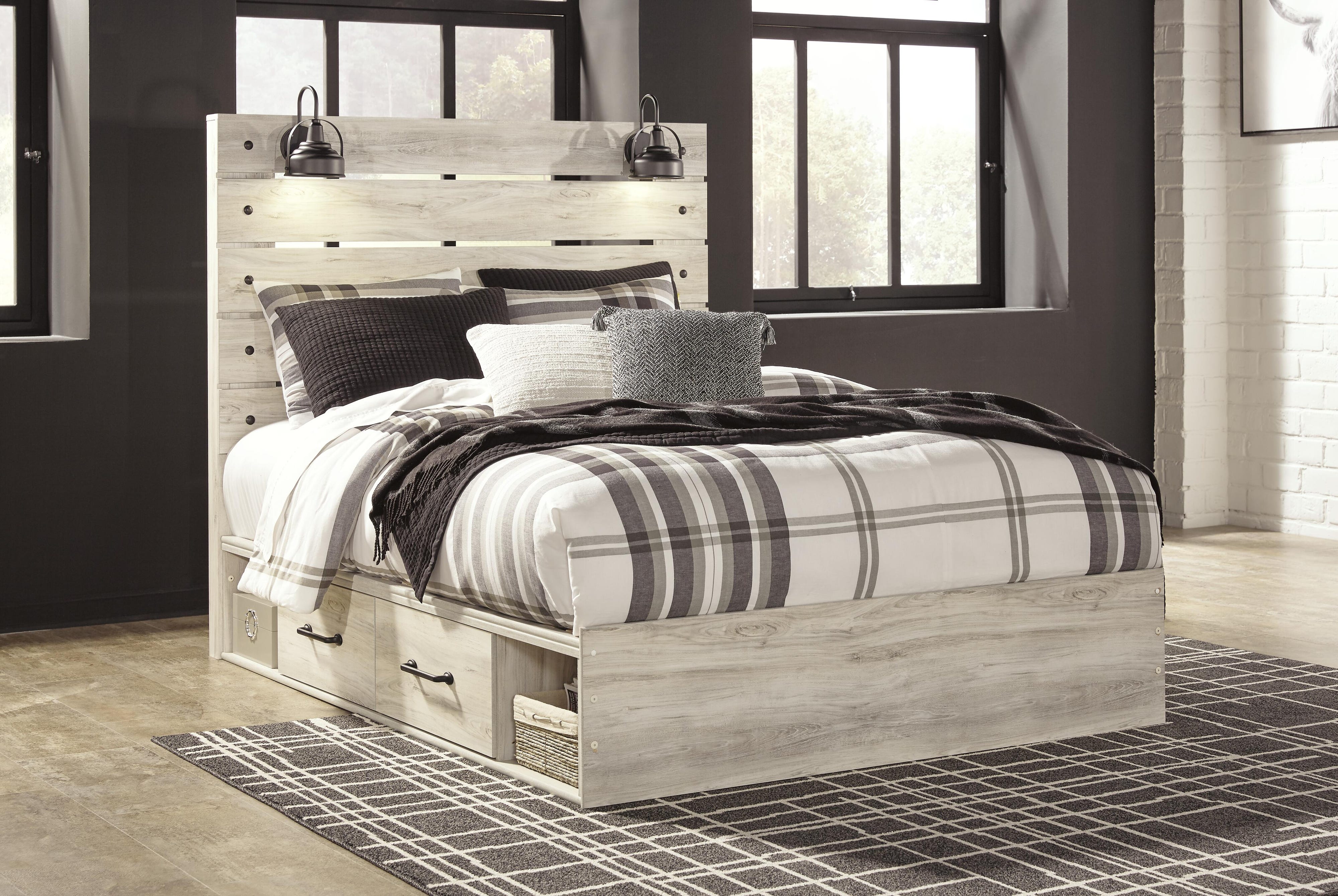 Cambeck Storage Bed, Chest and 2 Nightstands
