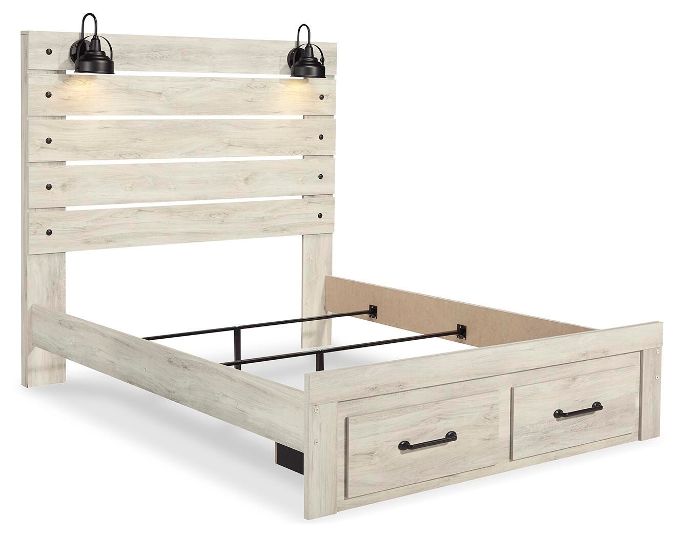 Cambeck Panel Storage Bed, Dresser, Mirror, Chest and 2 Nightstands