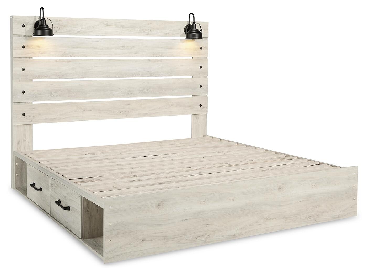 Cambeck Panel Storage Bed, Dresser, Mirror, Chest and Nightstand