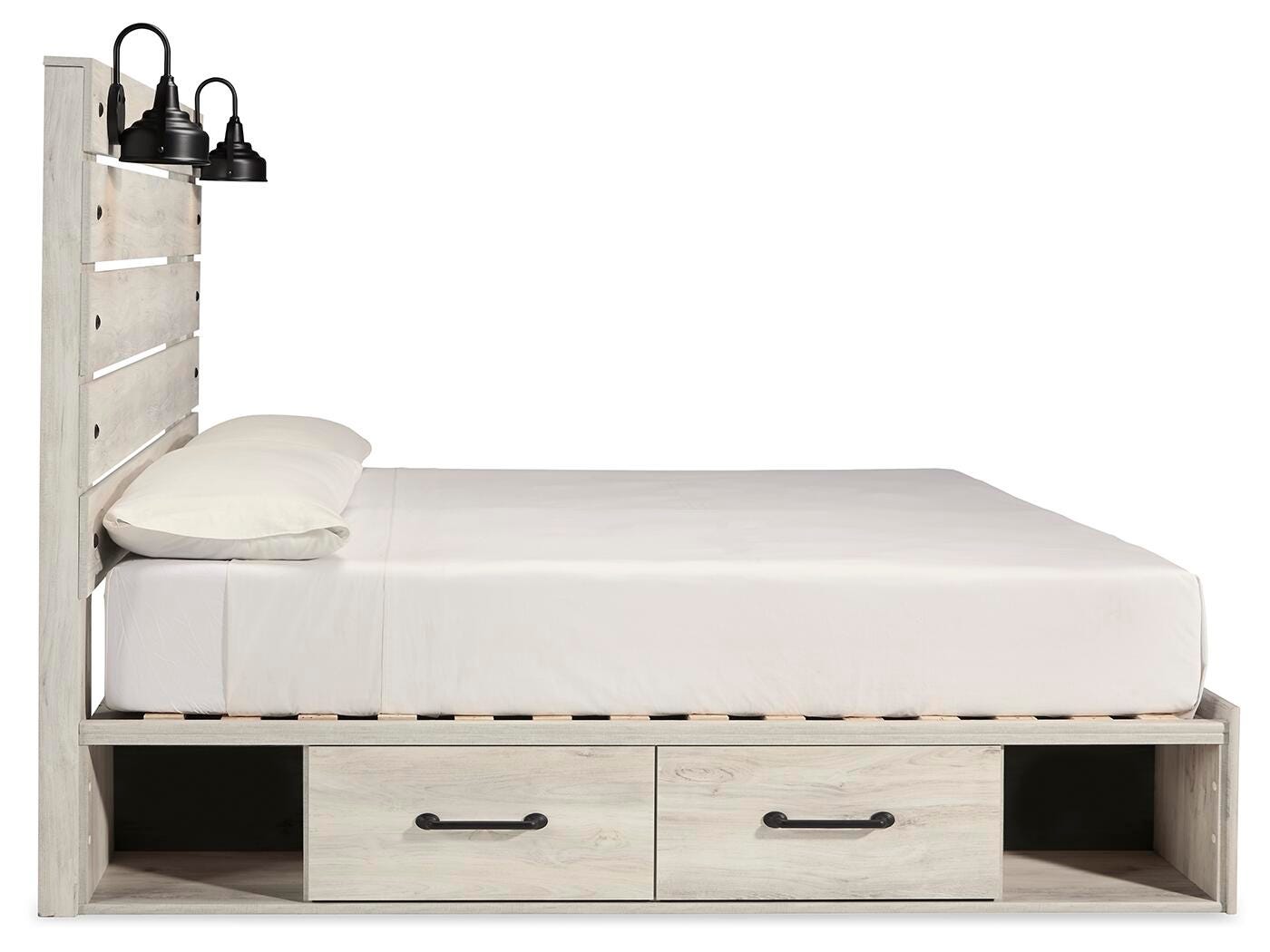 Cambeck Panel Bed with Storage, Dresser, Mirror, Chest and 2 Nightstands
