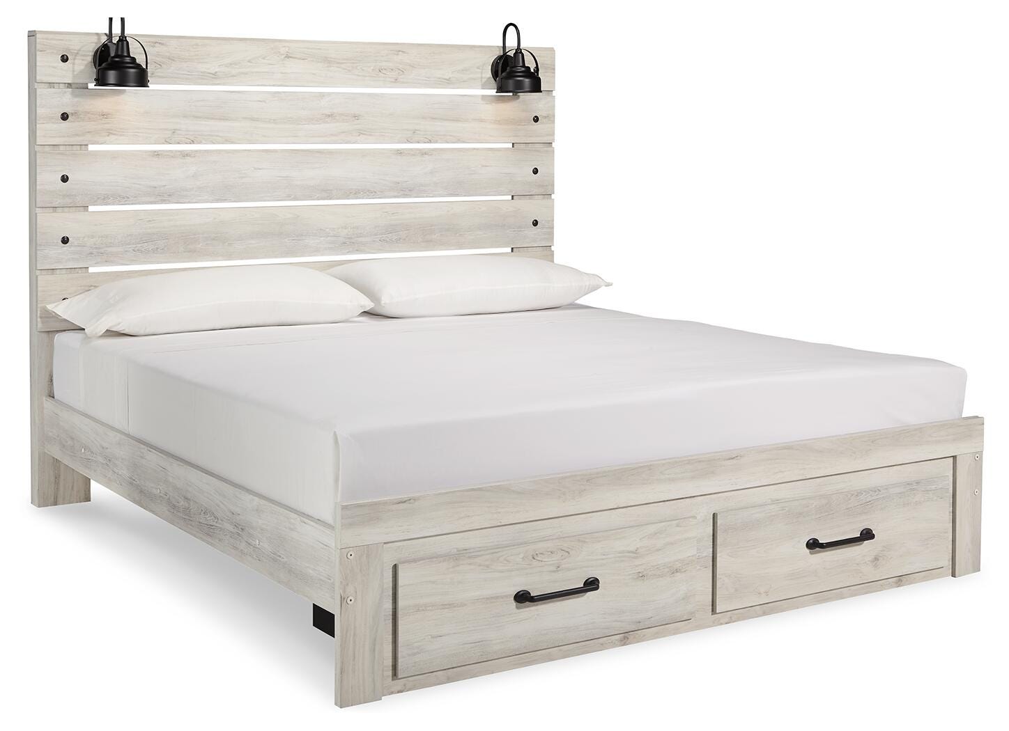 Cambeck Storage Bed, 2 Dressers, Mirror, and 2 Nightstands