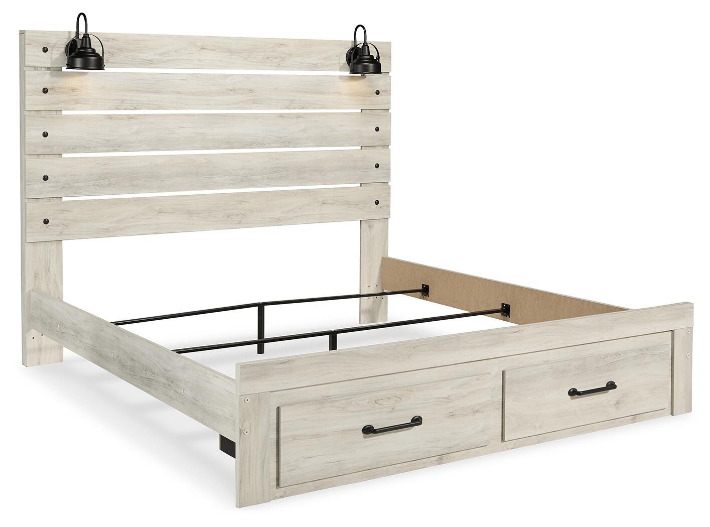 Cambeck Panel Storage Bed, Dresser and Nightstand