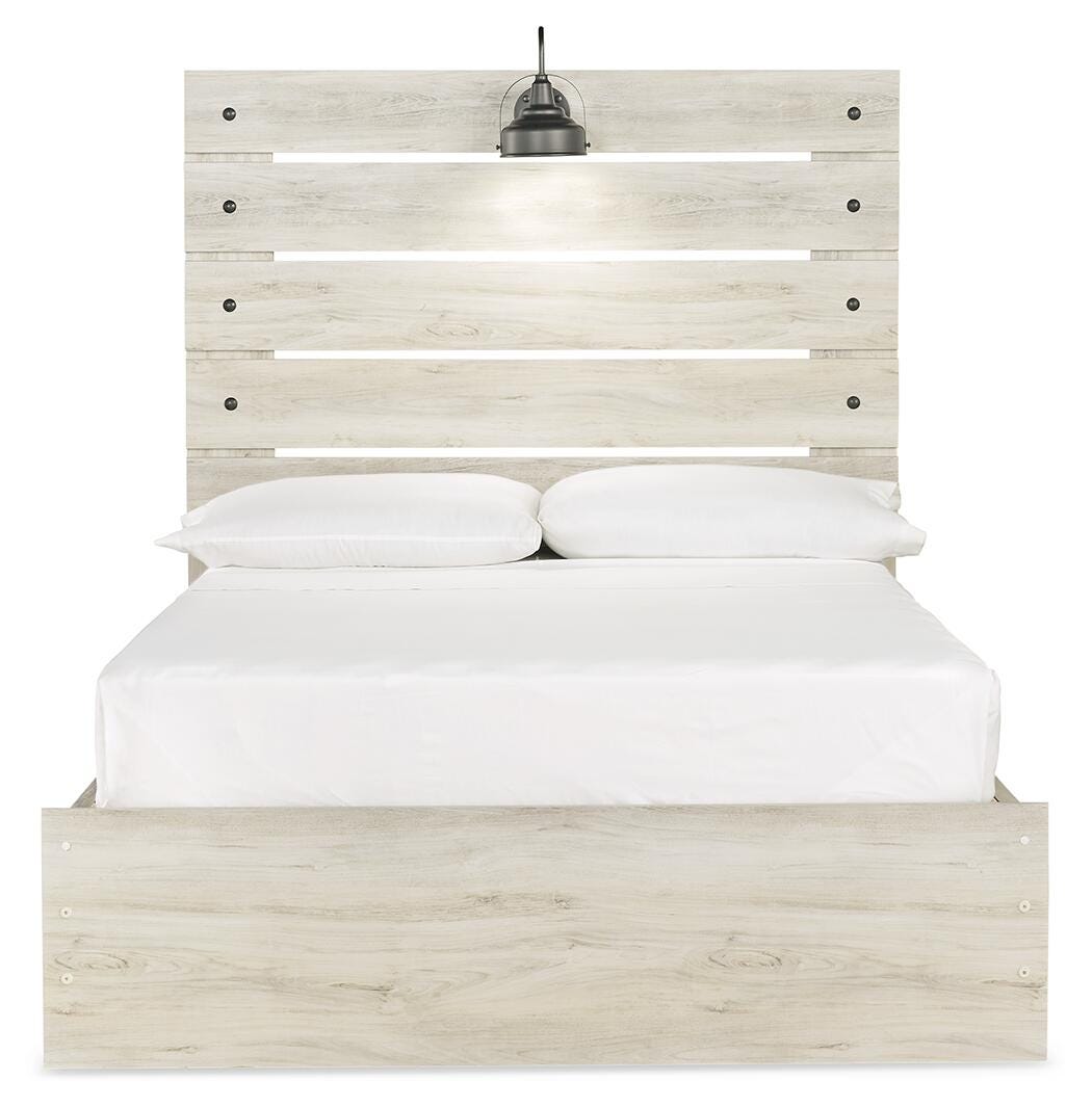 Cambeck Panel Bed with Storage, Chest and Nightstand