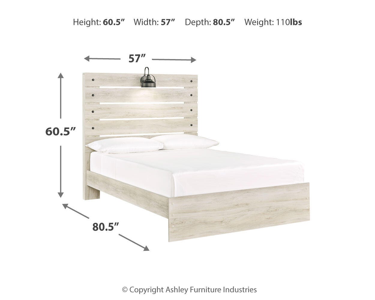 Cambeck Panel Bed, Chest and Nightstand