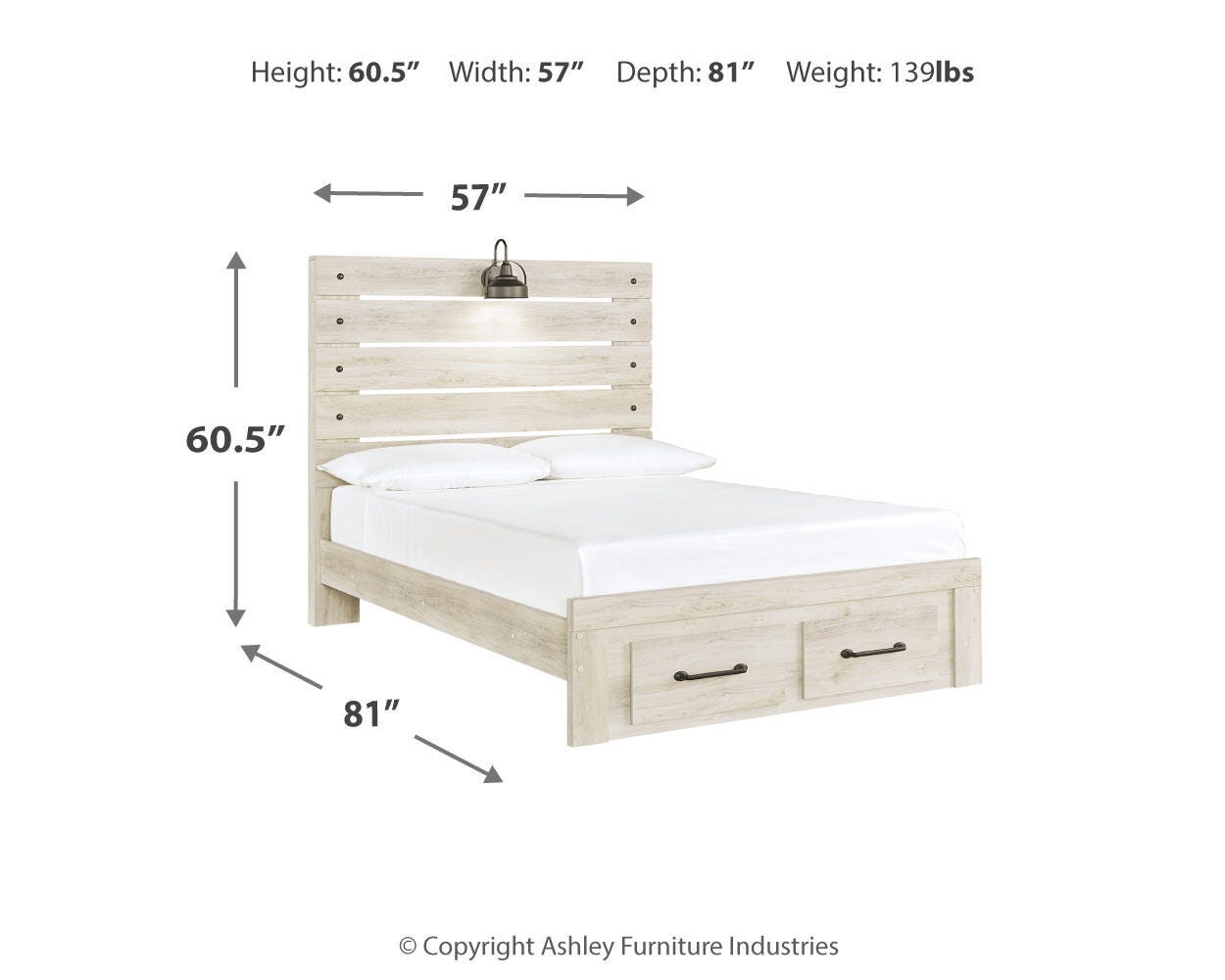 Cambeck Storage Bed, Dresser and Mirror