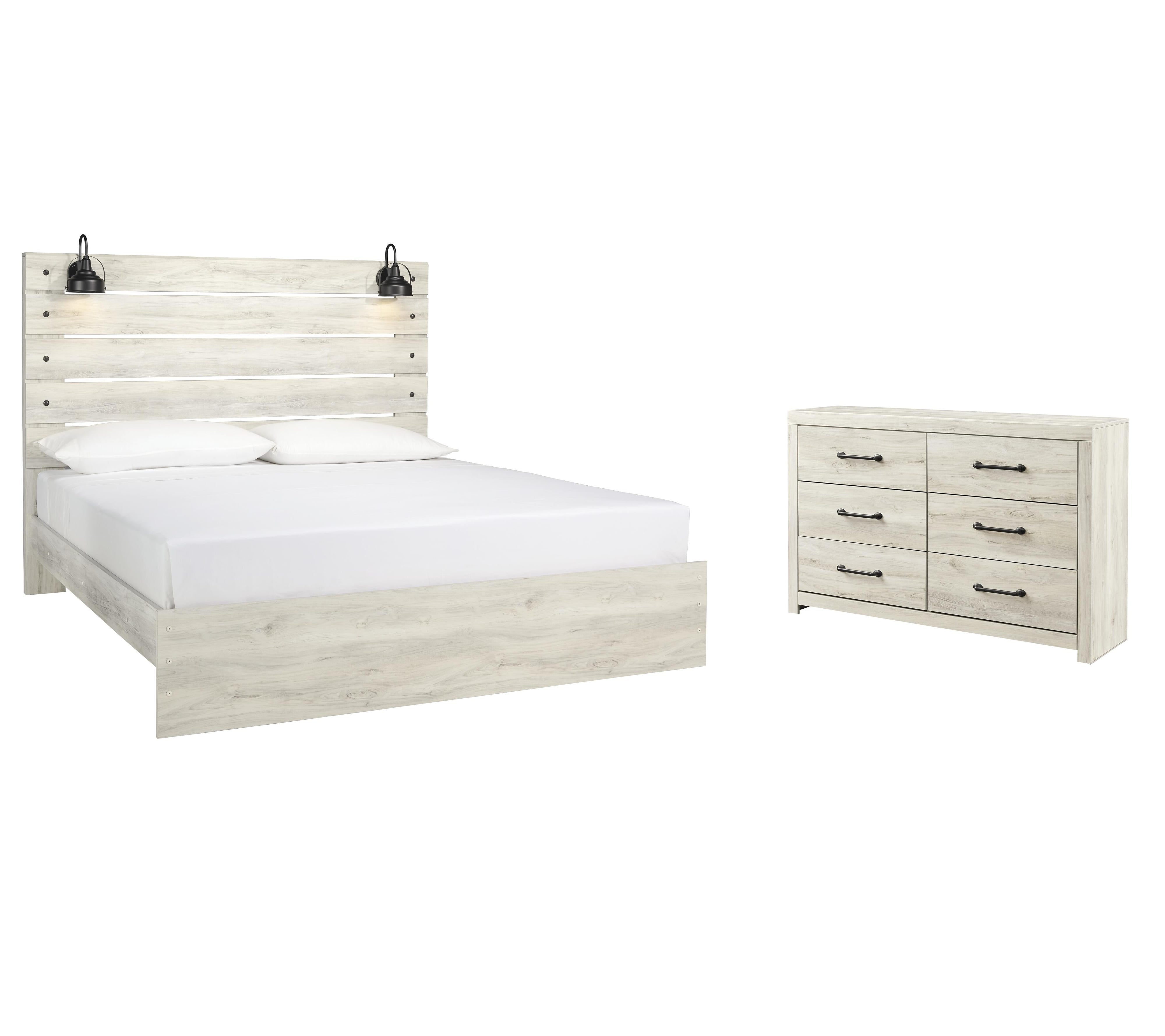Cambeck Panel Bed with Dresser