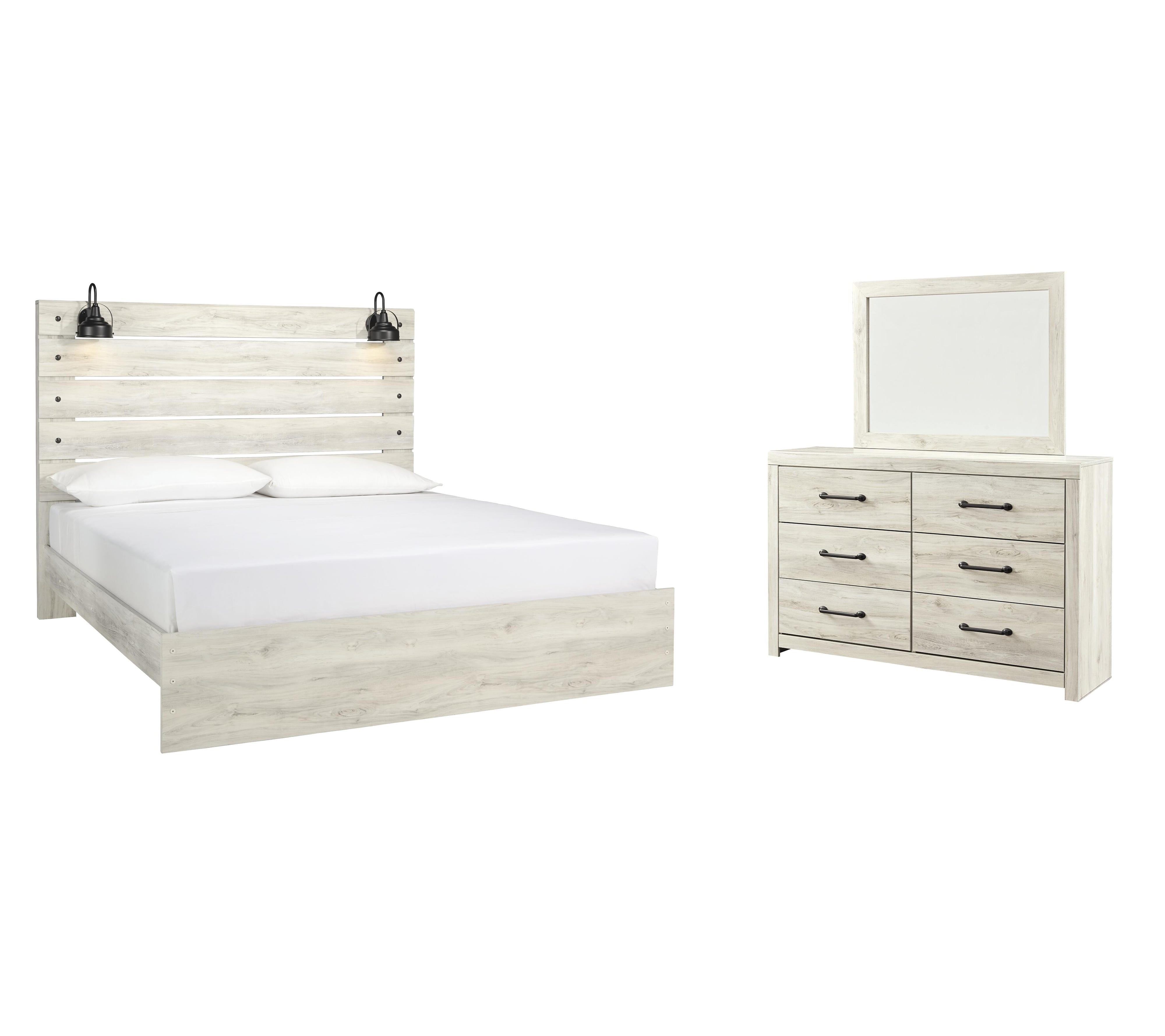 Cambeck Panel Bed, Dresser and Mirror