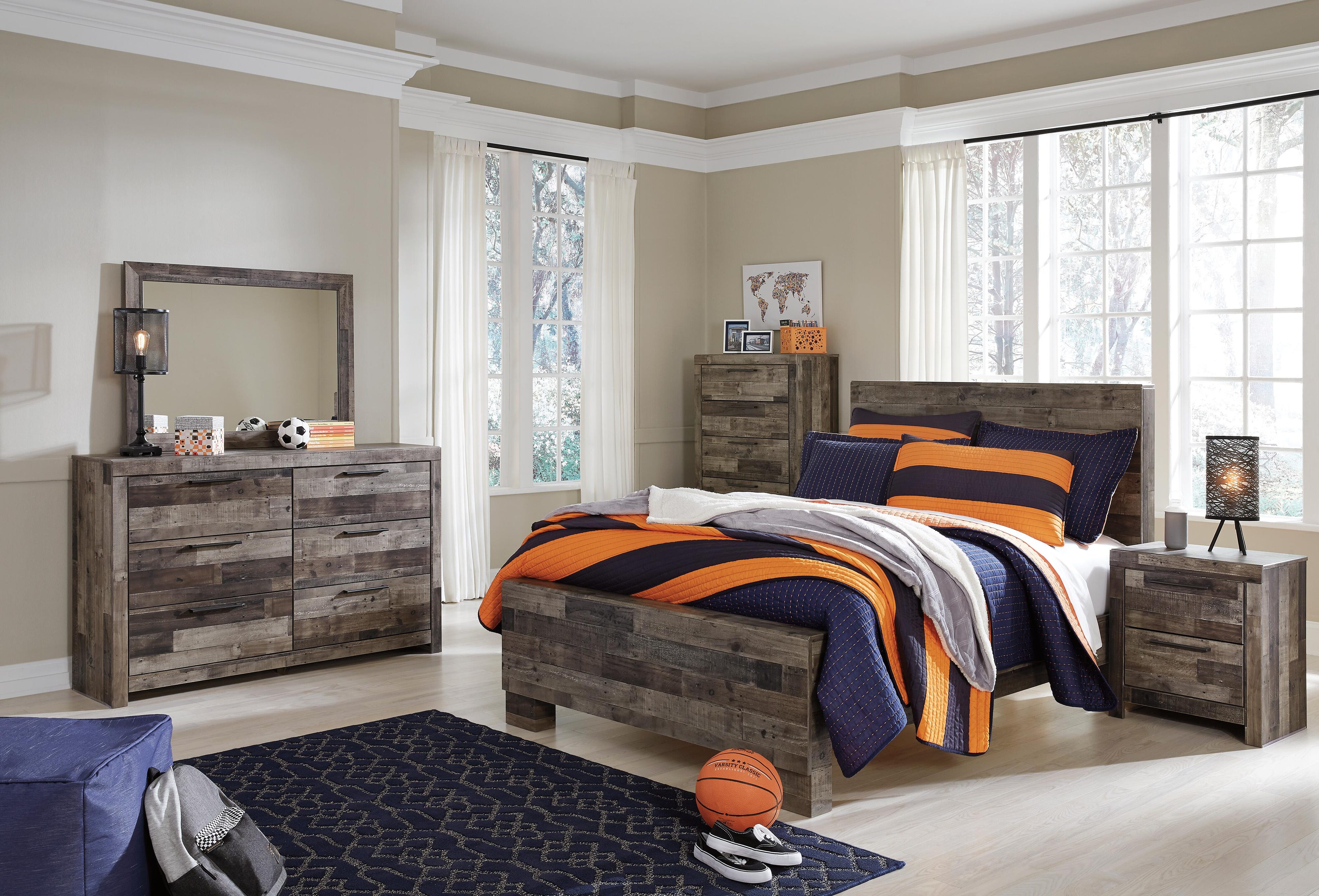 Derekson Panel Bed