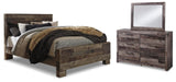 Kensley Panel Bed, Dresser and Mirror
