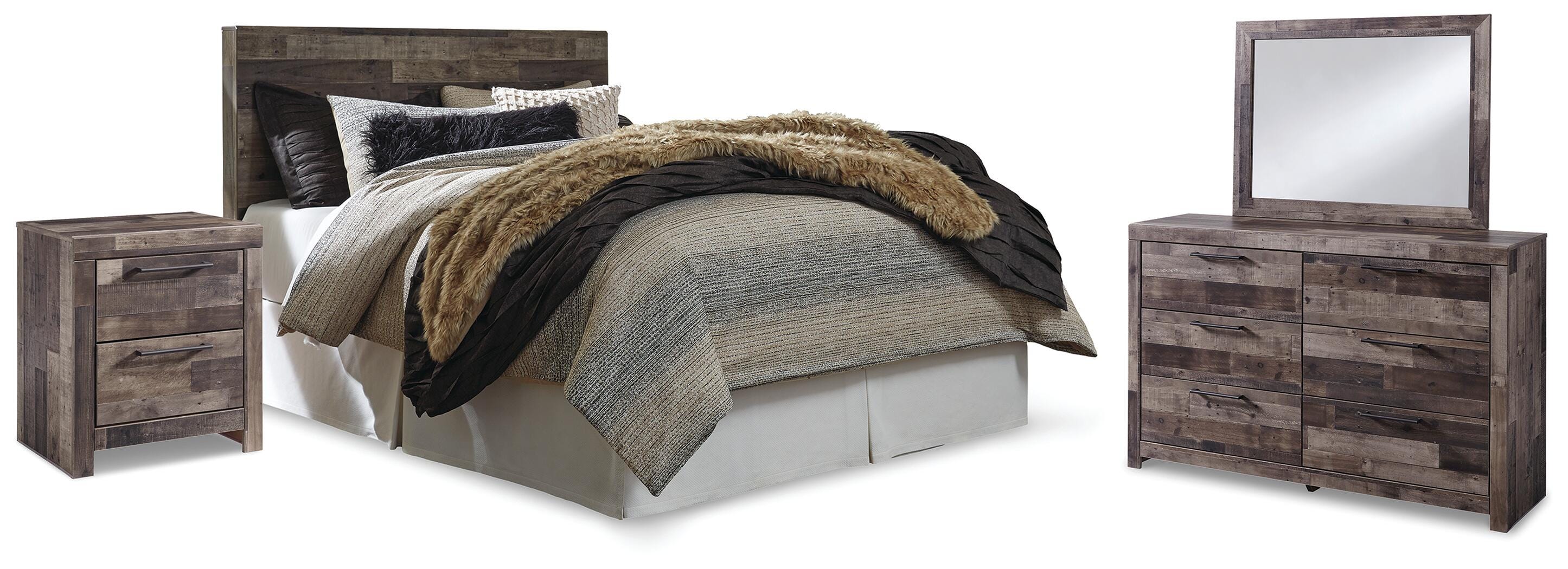 Derekson Panel Headboard, Dresser, Mirror and Nightstand