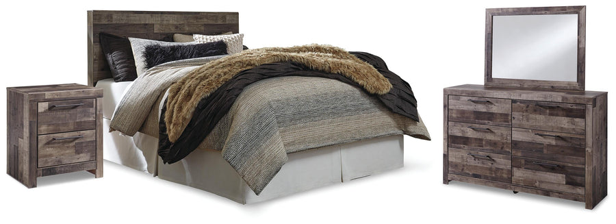 Derekson Panel Headboard, Dresser, Mirror and Nightstand