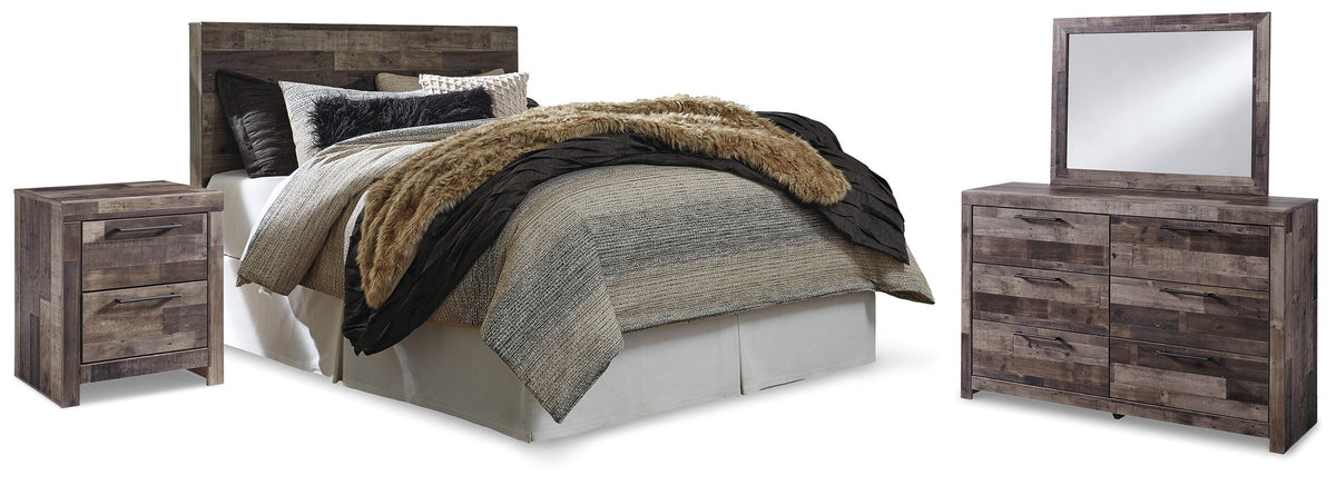 Derekson Panel Headboard, Dresser, Mirror and Nightstand
