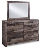 Derekson Panel Bed, Dresser and Mirror