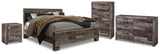 Derekson Panel Storage Bed, Dresser, Chest and Nightstand