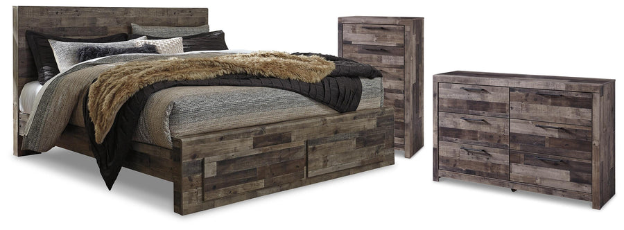 Derekson Storage Bed, Dresser and Chest