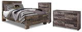 Derekson Panel Bed, Dresser and Chest