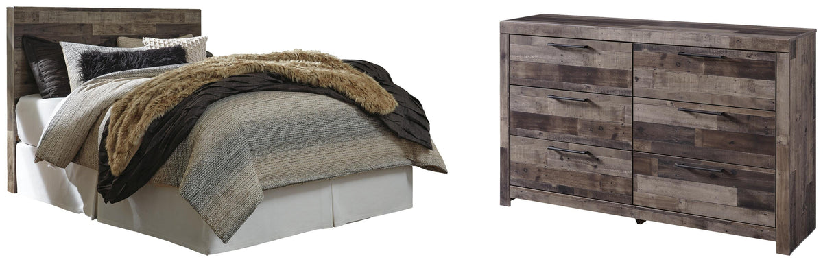 Kensley Panel Headboard with Dresser