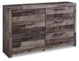 Derekson Panel Storage Bed, Dresser and 2 Nightstands