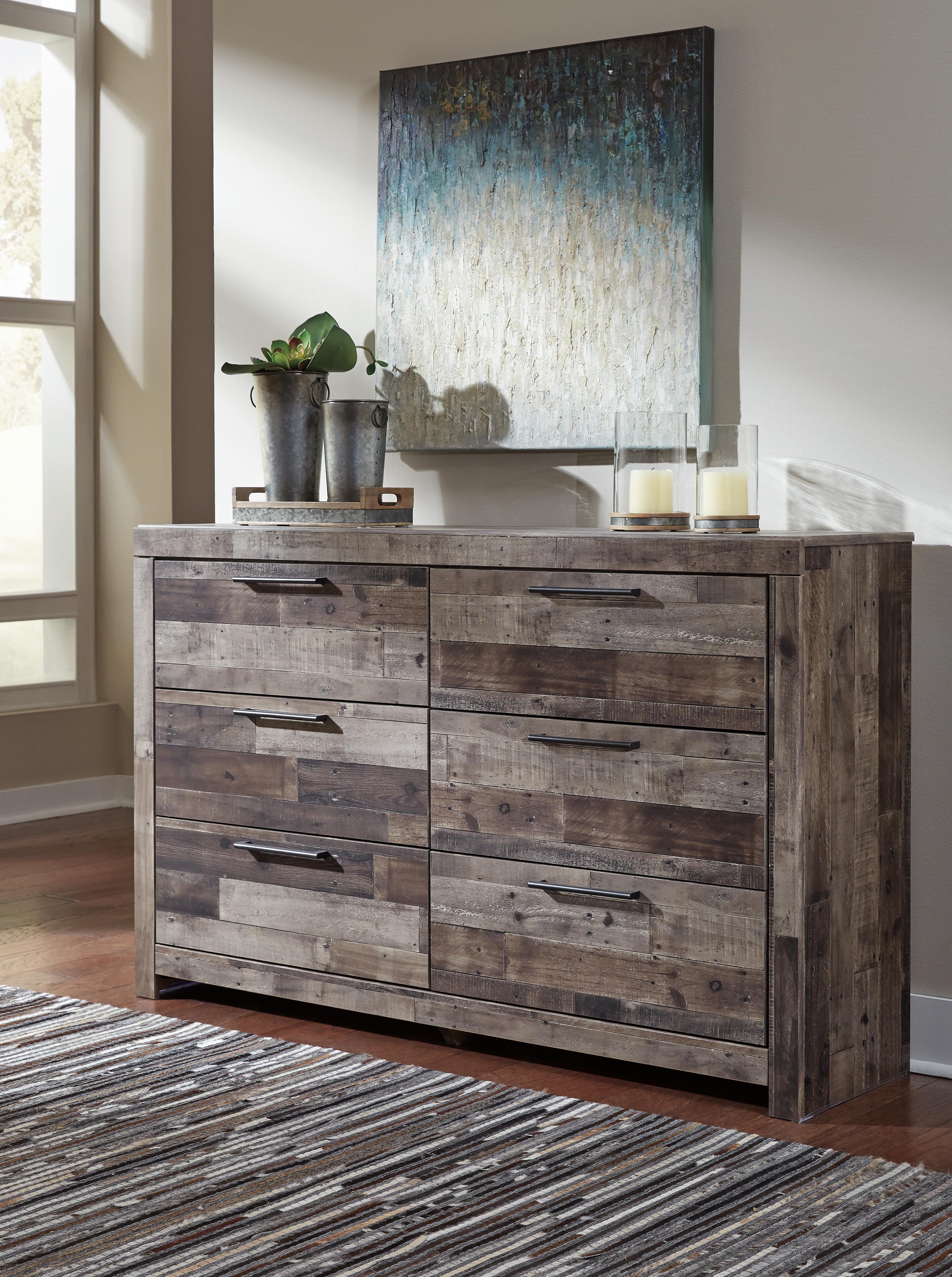 Derekson Panel Storage Bed, Dresser and 2 Nightstands