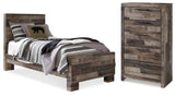 Derekson Panel Bed and Chest