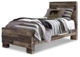 Derekson Panel Bed, Dresser and Nightstand