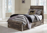 Derekson Panel Bed with 2 Storage Drawers